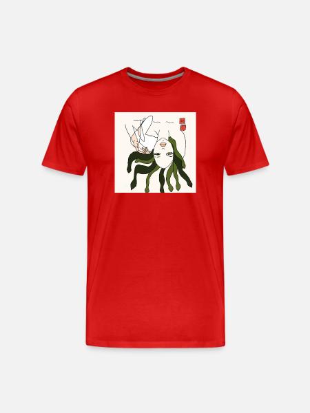 Mamoja - Men's Premium Organic T-Shirt - red