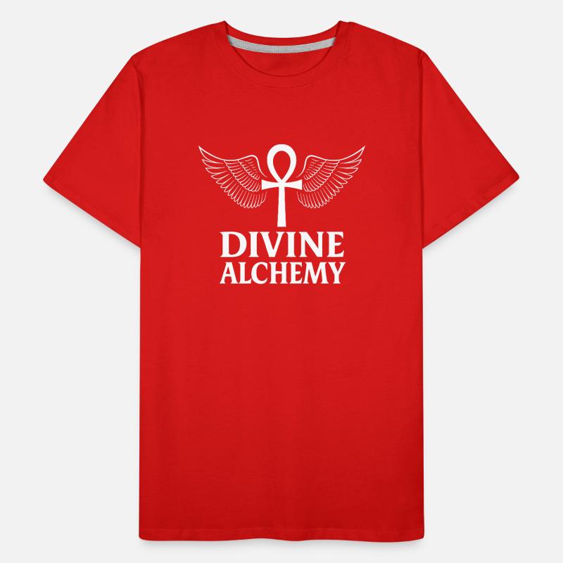 Ankh ailé par Divin Alchemy T-shirt bio Premium Homme