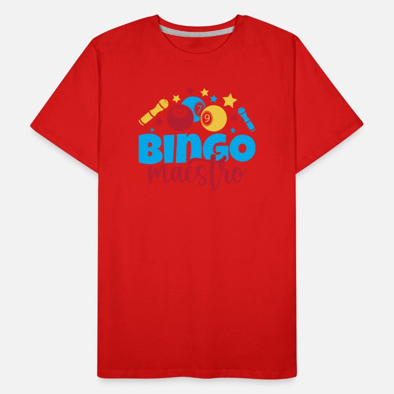 Bingo Game Maestro Bingo Männer Premium Bio T-Shirt