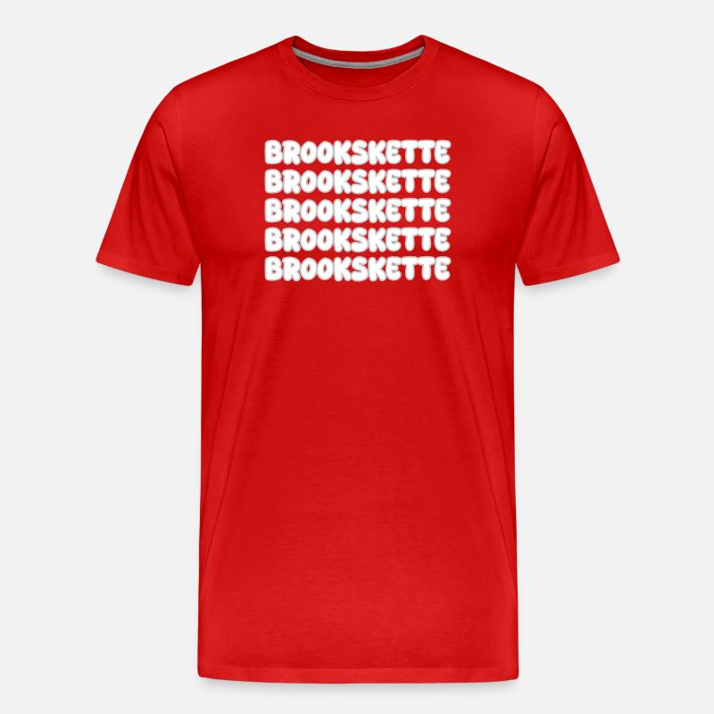 Klettern Brookskette - Männer Premium Bio T-Shirt - Rot