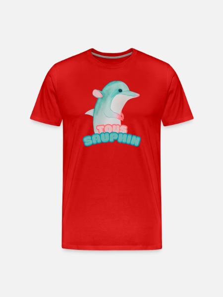 Sauphin - T-shirt bio Premium Homme - rouge
