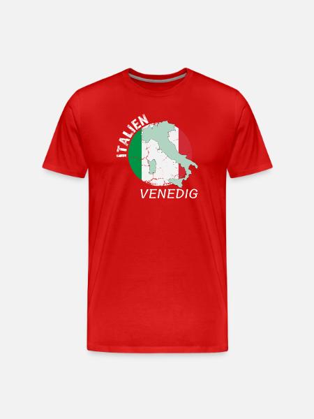 Venise - T-shirt bio Premium Homme - rouge