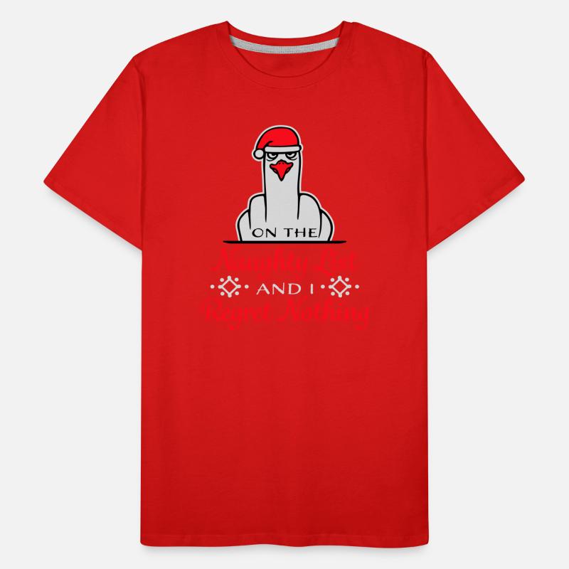 Sur la liste des vilains et je ne regrette rien Böse Möwe T-shirt bio Premium Homme