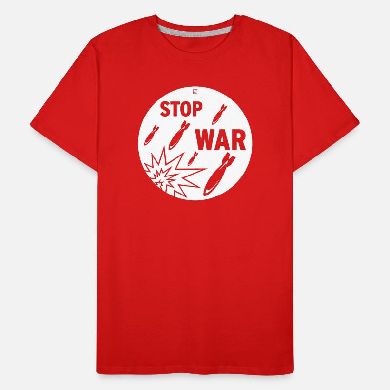 Stop War Men's Premium Organic T-Shirt