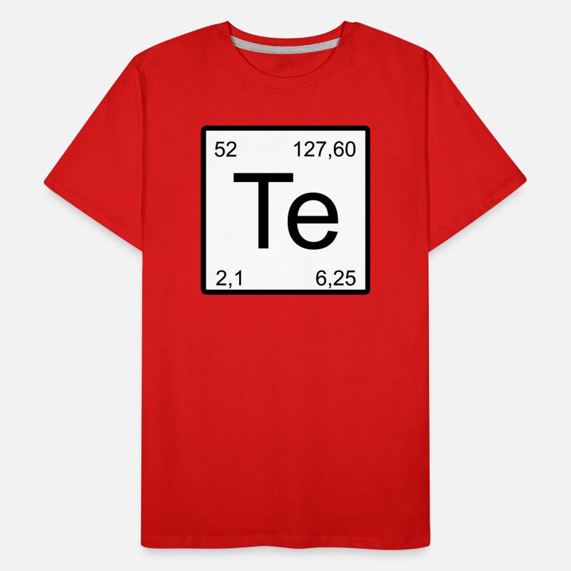 Te Element Minimal Typography Men's Premium Organic T-Shirt