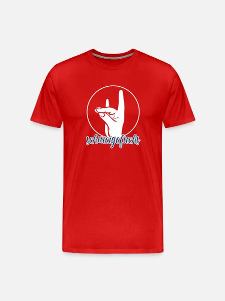 Silent Fox Enseignant, École primaire, Maternelle - T-shirt bio Premium Homme - rouge