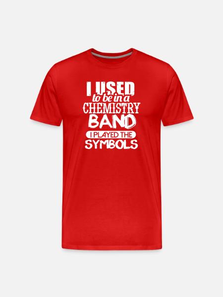 Chemistry Chemist Chemistry Teacher - Men's Premium Organic T-Shirt - red