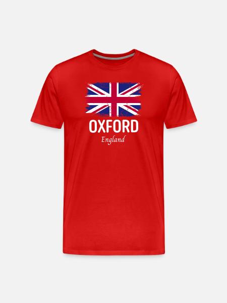 Oxford - T-shirt bio Premium Homme - rouge
