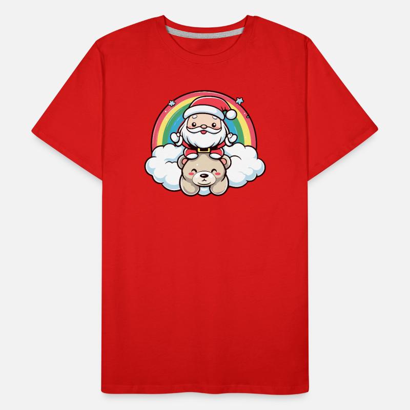 Ours Père Noël Noël T-shirt bio Premium Homme