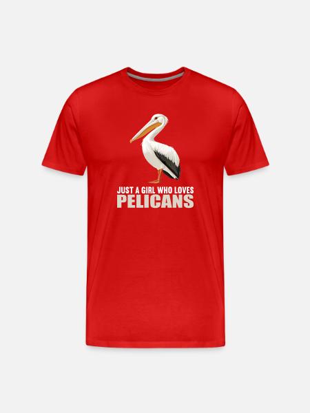 Pélicans Pélican - T-shirt bio Premium Homme - rouge
