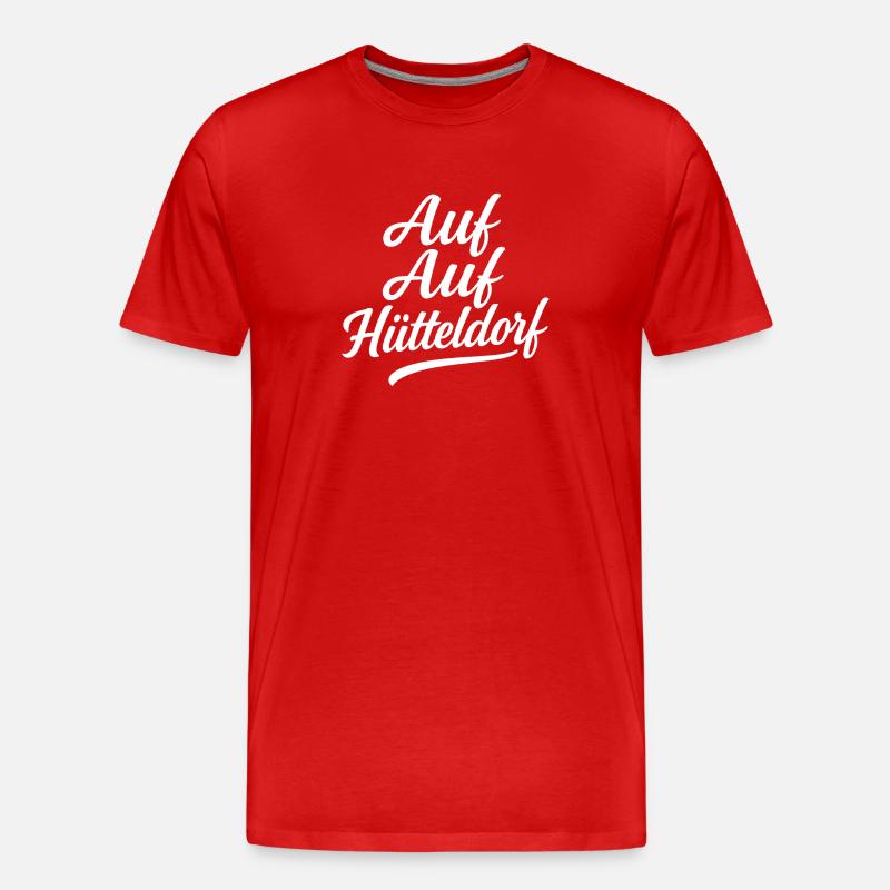 Hütteldorf  - Männer Premium Bio T-Shirt - Rot