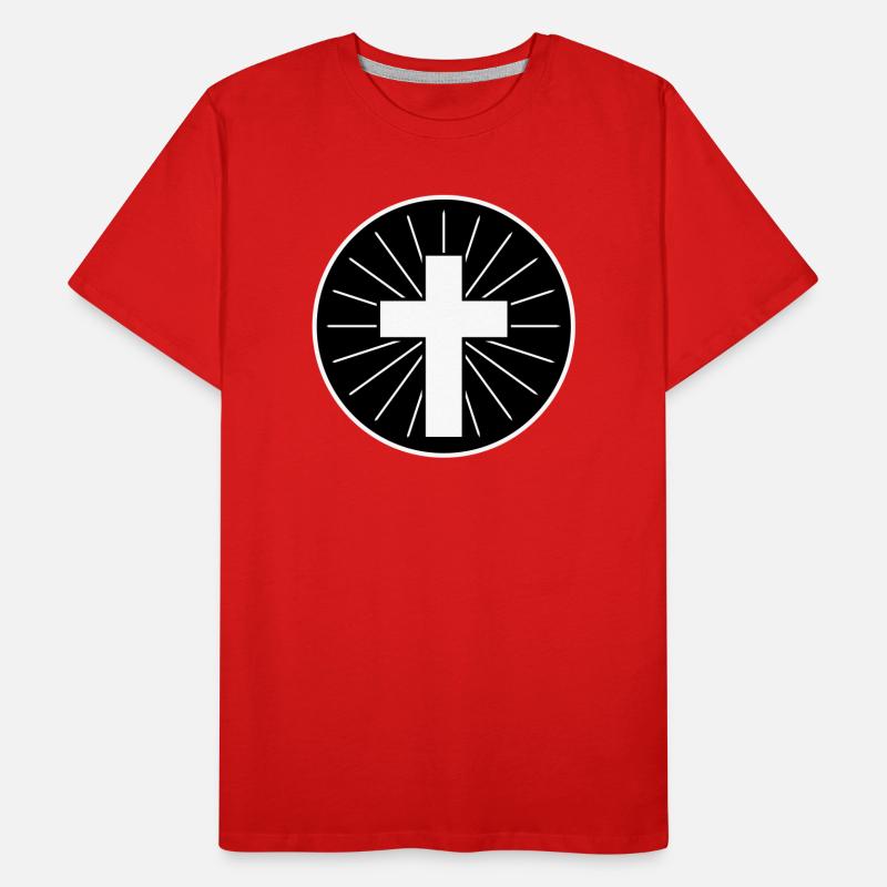 Cross Men's Premium Organic T-Shirt