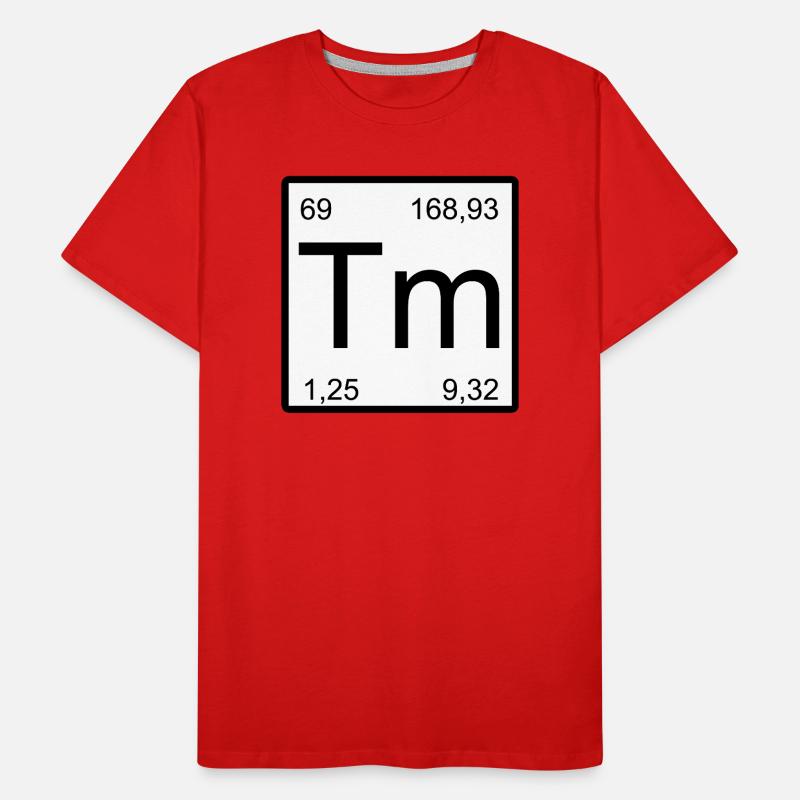 Thulium Elementdesign Männer Premium Bio T-Shirt