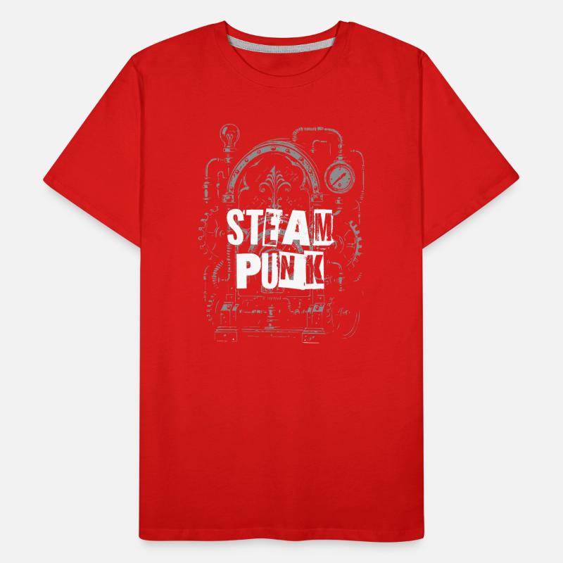 Arc d’engrenages Steampunk T-shirt bio Premium Homme