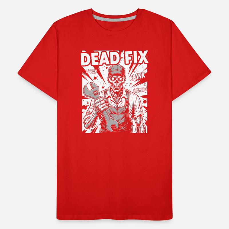 Dead Fix Skeleton Workshop Men's Premium Organic T-Shirt