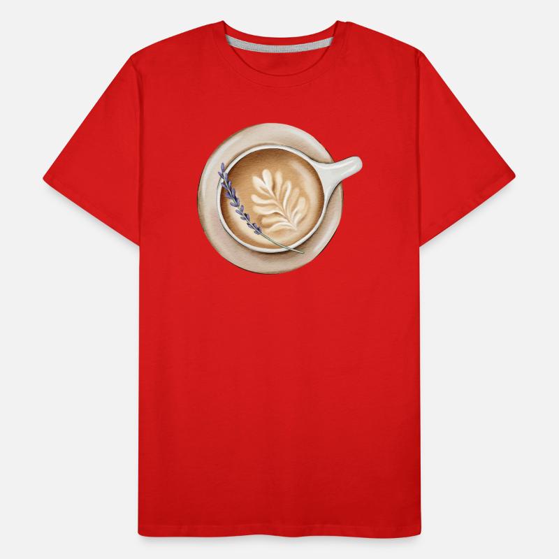 Latte Latte Design confortable T-shirt bio Premium Homme