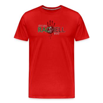 Studio RacHell Post - Men's Premium Organic T-Shirt - red - Front - Damien (186cm)