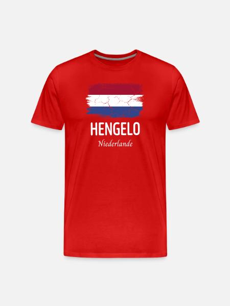 Hengelo - T-shirt bio Premium Homme - rouge