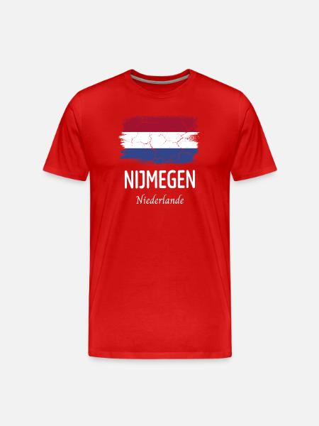 Nijmegen - T-shirt bio Premium Homme - rouge