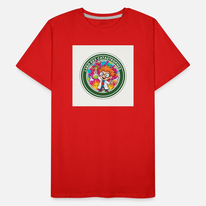 Bunte Katastrophe Labor Wissenschaftlich Männer Premium Bio T-Shirt