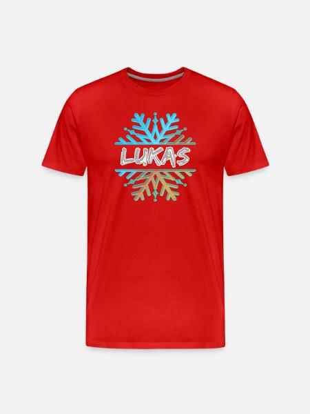 Lukas - T-shirt bio Premium Homme - rouge