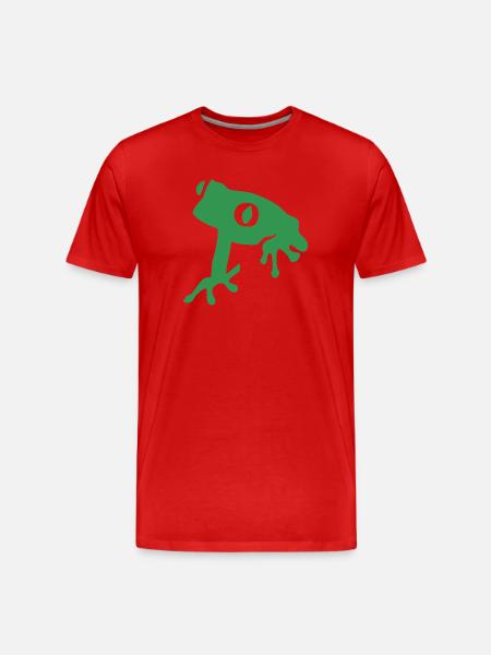 Don't be a frog - Men's Premium Organic T-Shirt - red