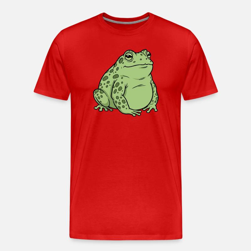 Fat toad - Men's Premium Organic T-Shirt - red