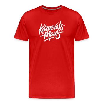Carnival Mouse Cologne Carnival Mouse - Men's Premium Organic T-Shirt - red - Front - Damien (186cm)