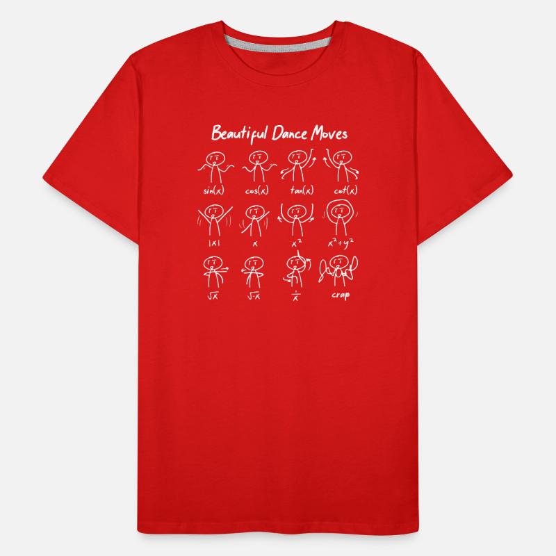 Lustiges Mathematik Sprüche Mathelehrer Lehrer Männer Premium Bio T-Shirt
