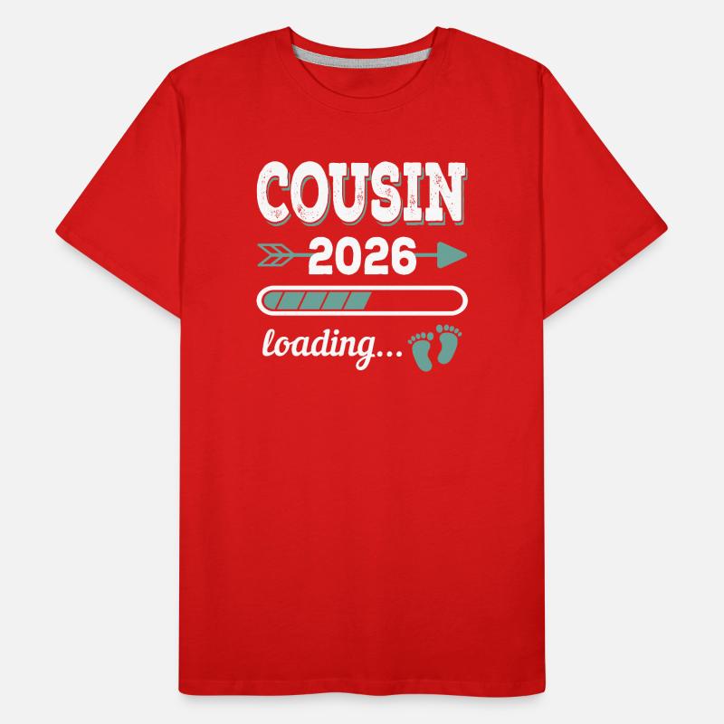 Cousin 2026 Loading Big Cousin Men's Premium Organic T-Shirt