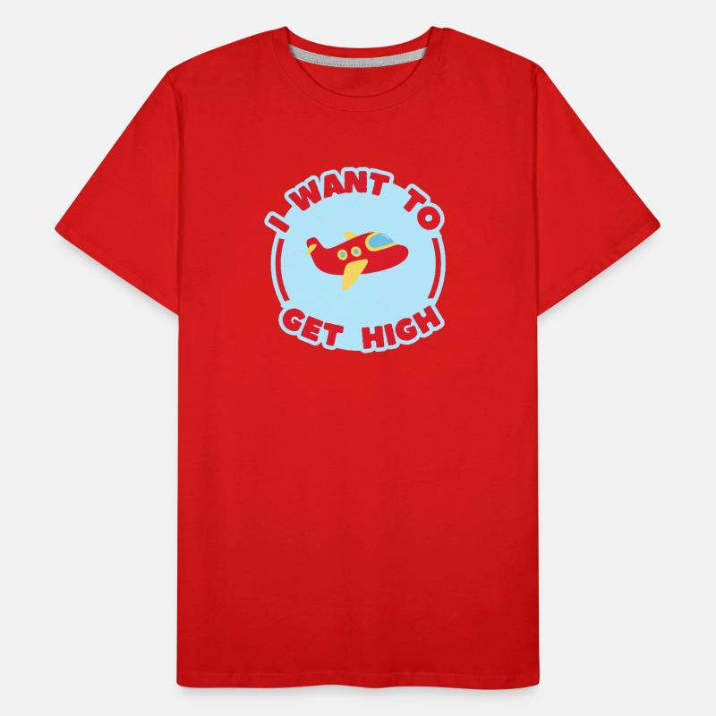 I WANT TO GET HIGH T-shirt bio Premium Homme