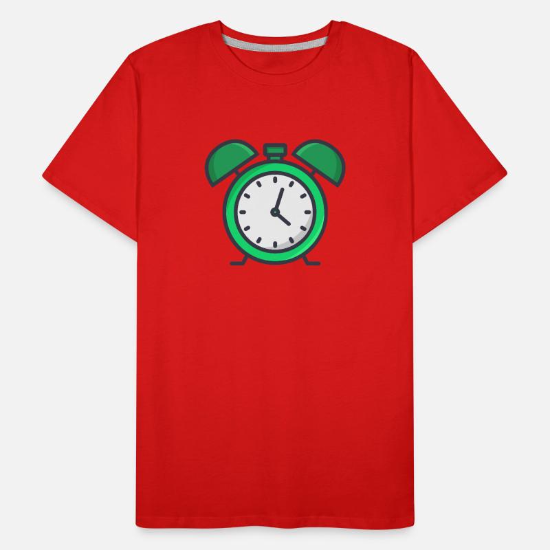 Wecker Männer Premium Bio T-Shirt