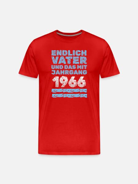 Père 1966 - T-shirt bio Premium Homme - rouge