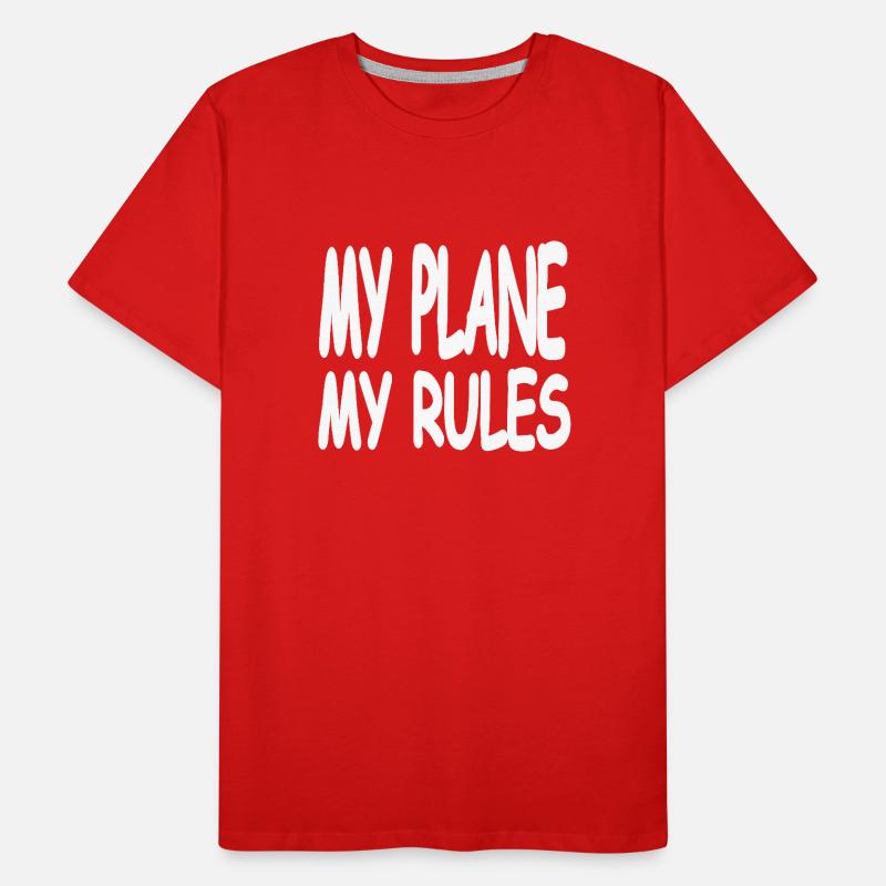 airplane Men's Premium Organic T-Shirt