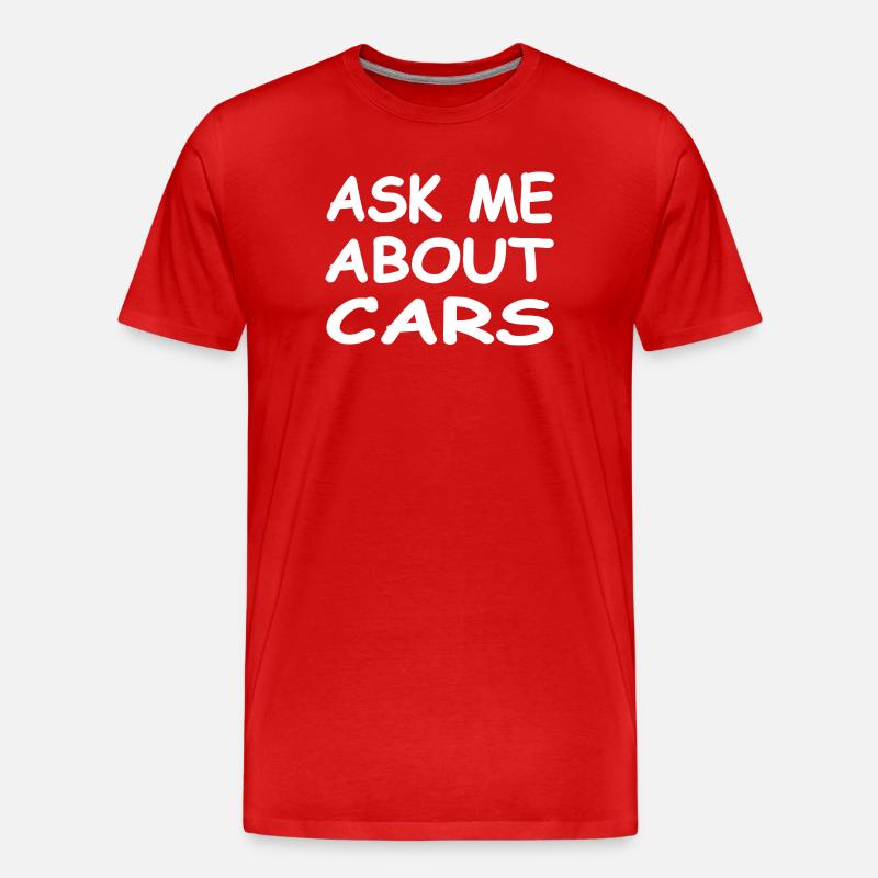 Auto - Männer Premium Bio T-Shirt - Rot