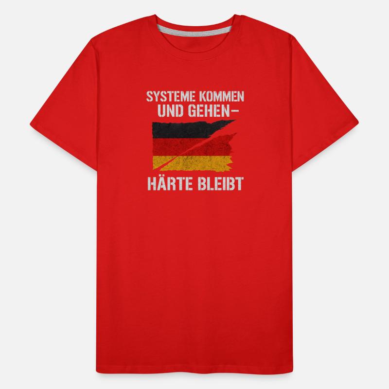 Les systèmes vont et viennent, la robustesse demeure T-shirt bio Premium Homme
