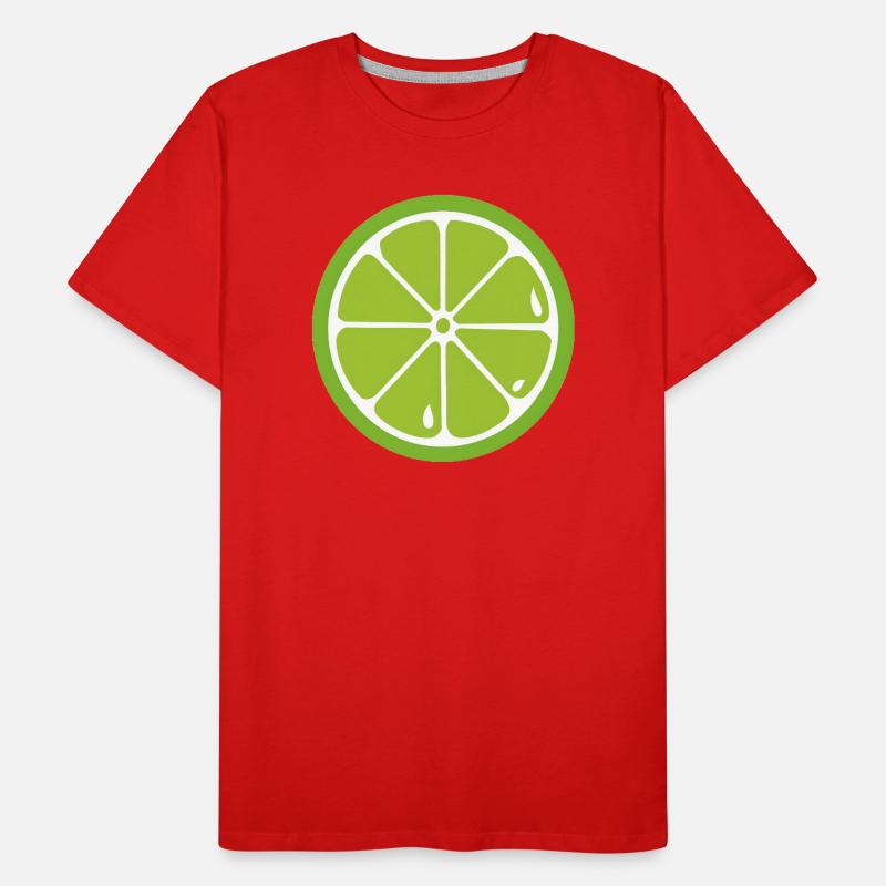Limette Lime T-shirt bio Premium Homme