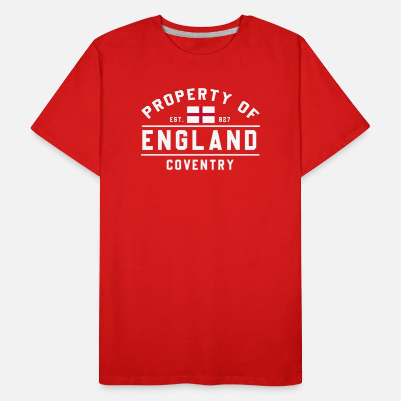 Propriété de l’Angleterre Coventry T-shirt bio Premium Homme