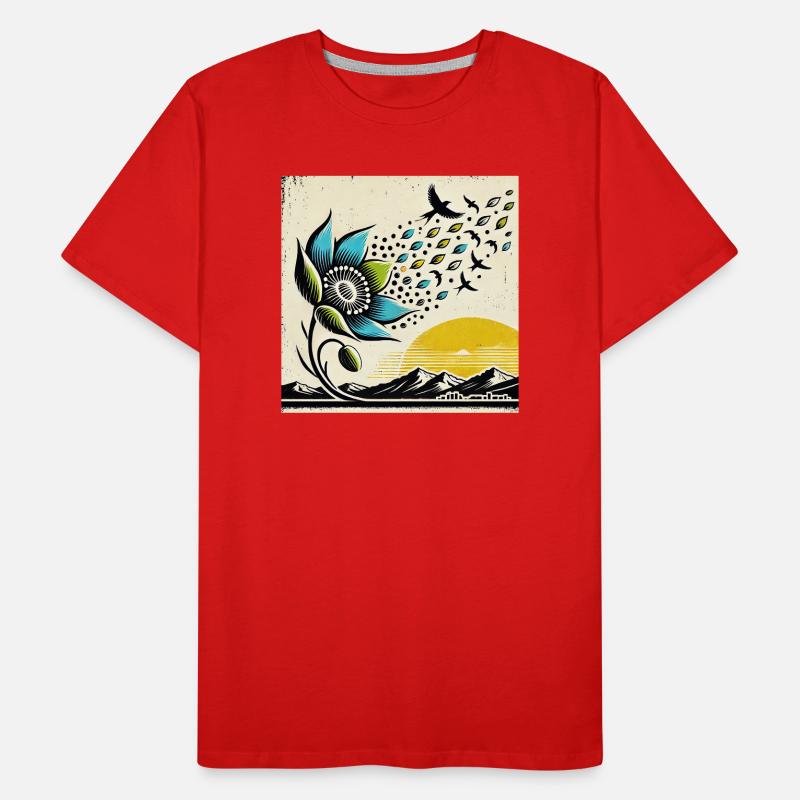 Bird migration Men's Premium Organic T-Shirt