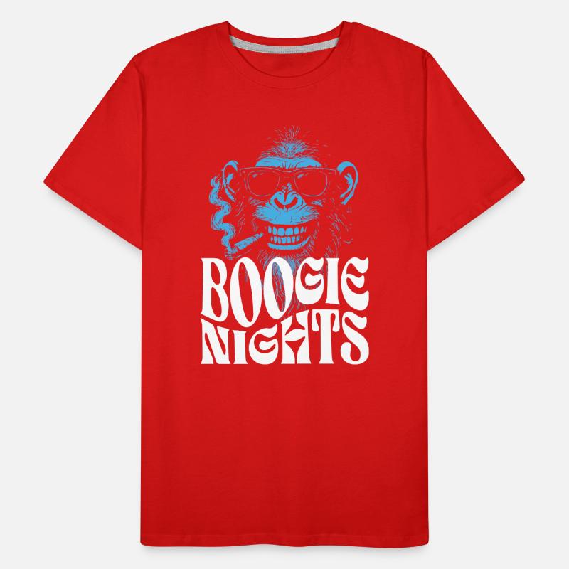 Boogie Nights Monkey Tee Men's Premium Organic T-Shirt
