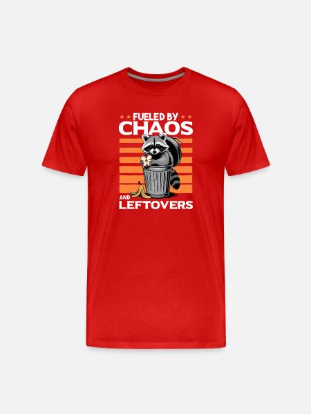 Drôle de raton laveur - T-shirt bio Premium Homme - rouge