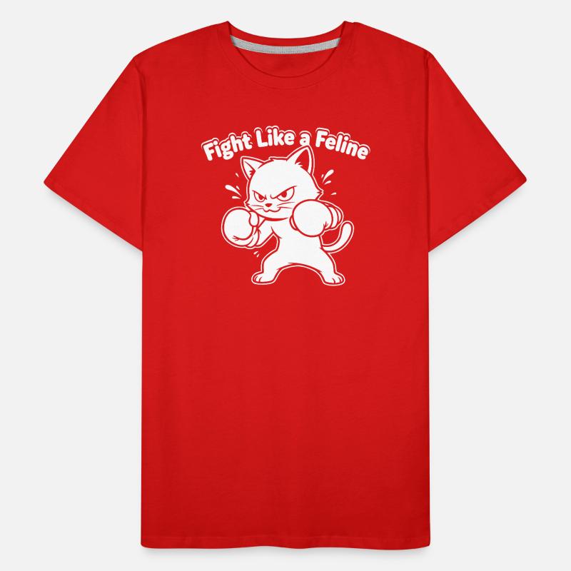 Battez-vous comme un chat T-shirt bio Premium Homme