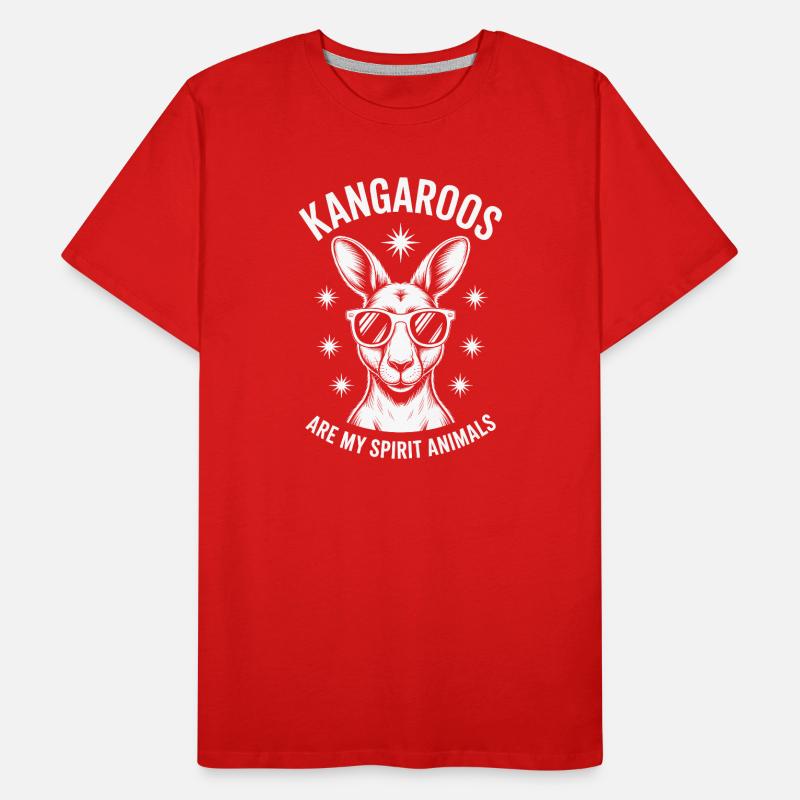 Kangaroo Spruch Kangaroo Lustige Kangaroo Geschenk Männer Premium Bio T-Shirt