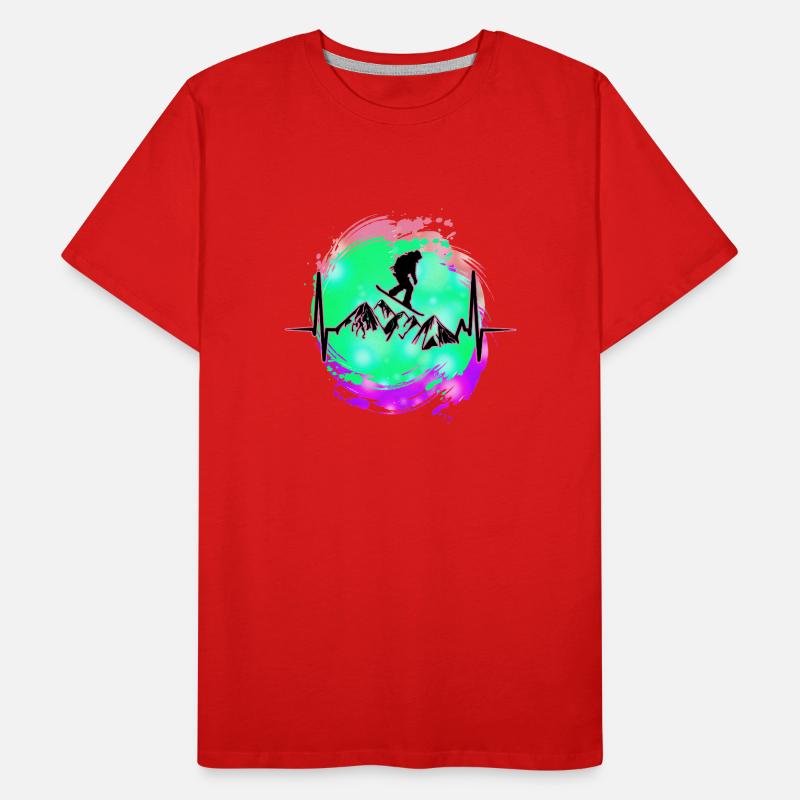 Snowboard Men's Premium Organic T-Shirt