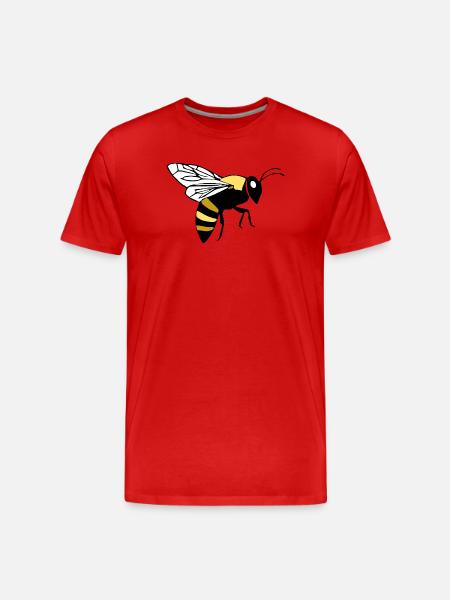 Bee Honey Bee Beekeeper Gift - Men's Premium Organic T-Shirt - red