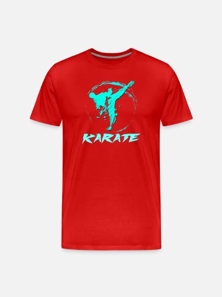 Karaté - T-shirt bio Premium Homme - rouge