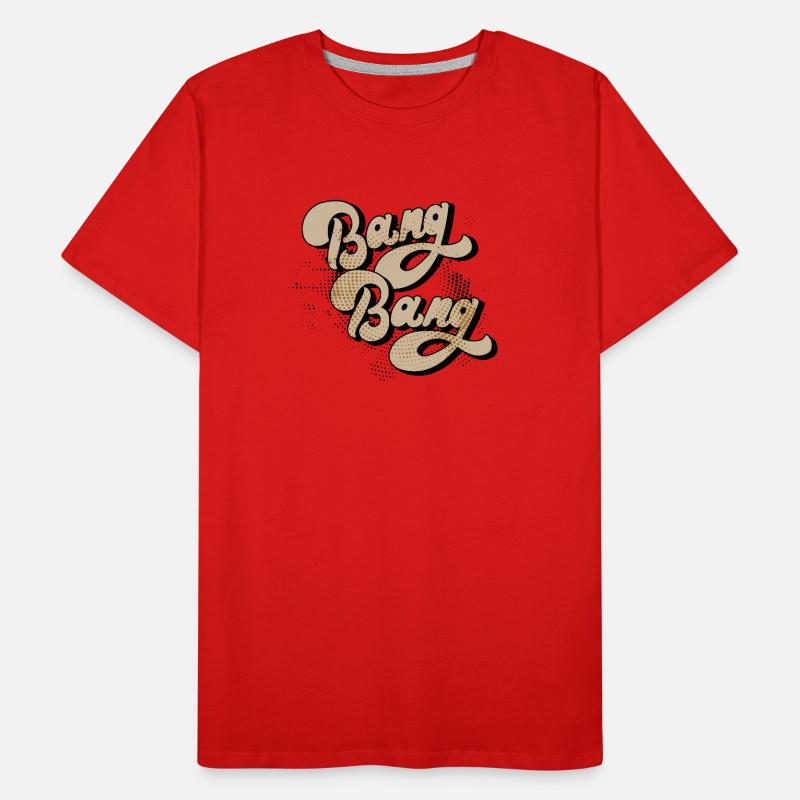 Bang Bang Retro Halbton Männer Premium Bio T-Shirt