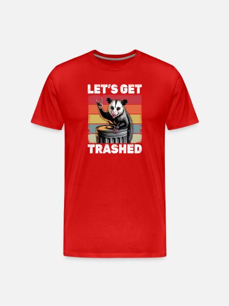 Drôle d’opossum - T-shirt bio Premium Homme - rouge