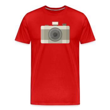 room - Men's Premium Organic T-Shirt - red - Front - Damien (186cm)