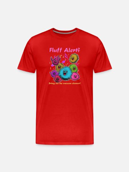 Fluffy Fluff Dance Party - Men's Premium Organic T-Shirt - red